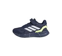 adidas Mixte Enfant RUNFALCON 5 Shoes Kids Chaussures de Course, Dark Blue/FTWR White/Hi-res Yellow, 29 EU