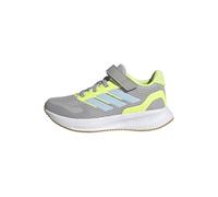 adidas Mixte Enfant RUNFALCON 5 Shoes Kids, Grey Two/Crystal Sky/Hi-res Yellow, 28 EU
