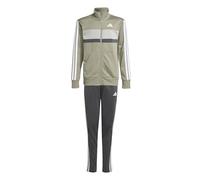 Adidas Seasonal Essentials Tiberio 3 Stripes Tricot Tracksuit Vert 9-10 Years Garçons,Filles