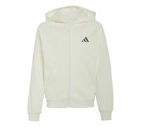 adidas Mixte Enfant Seasonals Collegiate Typography Full Zip Hoody Junior Sweatshirt, Off White/Grey Five, 7-8 Years