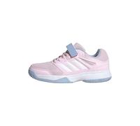adidas Mixte Enfant Speedcourt Kids Indoor Shoes, Clear Pink/Cloud White/Glow Blue, 35 1/2 EU