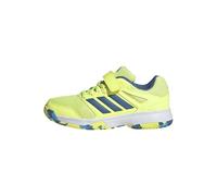 adidas Mixte Enfant Speedcourt Kids Indoor Shoes, Hi-res Yellow/Dusky Ink/Lucid Aquamarine, 36 2/3 EU
