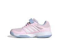 adidas Mixte Enfant Speedcourt Kids Indoor Shoes Pink 4.5 Chaussures de Sport, Rose Transparent FTWR Blanc Bleu Brillant, UK Child