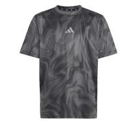 adidas Mixte Enfant Sport Icons All-Over Graphic Shirt, Grey Five/Black/Grey Three, 13-14 Years