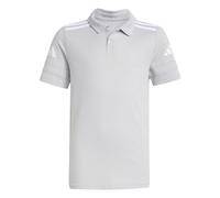adidas Mixte Enfant Squadra25 Cotton Polo Kids Shirt, Team Light Grey/White, 9-10 Years