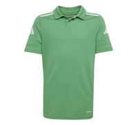 adidas Mixte Enfant SQUADRA25 Cotton Polo Kids, Team Green/White, 9-10 Years