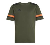 adidas Mixte Enfant SQUADRA25 Jersey Short Sleeve Kids, Night Cargo/Black/Semi Impact Orange, 13-14 Years