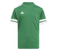 adidas Mixte Enfant SQUADRA25 Jersey Short Sleeve Kids, Team Green/White, 5-6 Years