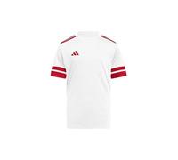 adidas Mixte Enfant SQUADRA25 Jersey Short Sleeve Kids, White/Team Power Red 2, 5-6 Years
