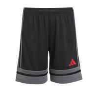 adidas Mixte Enfant SQUADRA25 Short Kids, Black/Team Grey Four/Pure Ruby, 5-6 Years