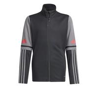 adidas Mixte Enfant Squadra25 Training Kids Sweatshirt, Black/Team Grey Four/Pure Ruby, 7-8 Years
