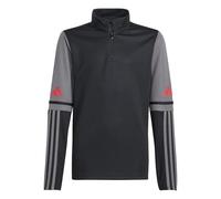 adidas Mixte Enfant SQUADRA25 Training Top Kids Black/Team Grey Four/Pure Ruby, 5-6 Years