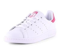 Baskets Stan Smith Blanc/Rose Enfant - ADIDAS ORIGINALS - Mixte - Synthétique - Lacets