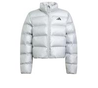 adidas Mixte enfant SYNTHETIC DOWN GLAM JACKET, Silver Metallic/Black Reflective, 13-14 Years