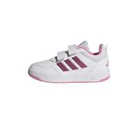 adidas Mixte Enfant Tensaur Sport 3.0 Hook and Loop Kids Shoes, FTWR White/Bliss Pink/Grey Two, 31.5 EU