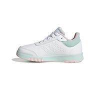 adidas Mixte Enfant Tensaur Sport Training Lace Shoes, FTWR White/Clear Pink/Semi Flash Aqua, 35 EU