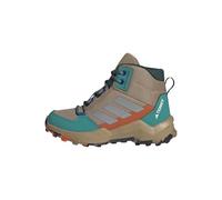 adidas Mixte Enfant Terrex AX4R Mid Hiking Shoes Chaussures de randonnée, Cardboard/Matte Silver/Pure Teal, 32 EU