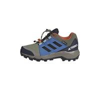 adidas Mixte Enfant Terrex Gore-TEX Hiking Shoes Kids, Tent Green/Core Black/Ray Blue, 29 EU