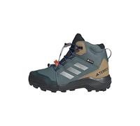 adidas Mixte Enfant Terrex Mid Gore-TEX Hiking Shoes Kids Chaussures de randonnée, Preloved Teal/Silver Metallic/Semi Lucid Blue, 35 EU