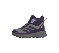 adidas Mixte Enfant Terrex Trailmaker 2 Mid Rain.rdy Hiking Shoes Chaussures de randonnée, Grey Three Aurora Plum Semi Cobalt Blue, 37 1/3 EU