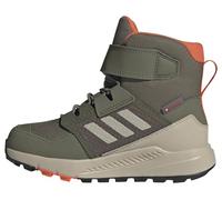 adidas Mixte enfant Terrex Trailmaker High COLD.RDY Hiking Shoes, olive strata / wonder beige / orange, 28 1/2 EU
