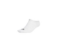 adidas Mixte enfant Thin and Light No-Show Socks 3 Pairs, White / Black, 7-8 Years