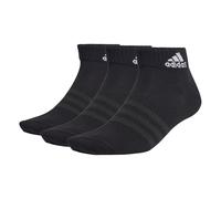 adidas Mixte enfant Thin and Light Sportswear Ankle Socks 6 Pairs, Black/White, 7-8 Years