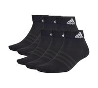 adidas Mixte enfant Thin and Light Sportswear Ankle Socks 6 Pairs, Black/White, 7-8 Years