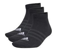 adidas Mixte enfant Thin and Light Sportswear Low-Cut Socks 3 Pairs, Black/White, 6-7 Years