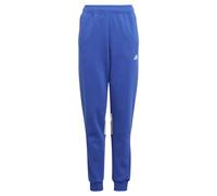 adidas Mixte Enfant Tiberio 3-Stripes Colorblock Fleece Pants Kids, Semi Lucid Blue/Medium Grey Heather/White, 15-16 Years