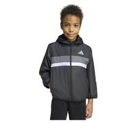 adidas Mixte enfant TIBERIO WINDBREAKER, black/grey four/white, 5-6 Years