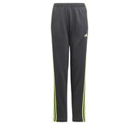 adidas Mixte Enfant Train Essentials AEROREADY 3-Stripes Regular-Fit Pants, Carbon/Lucid Lemon, 15-16 Years