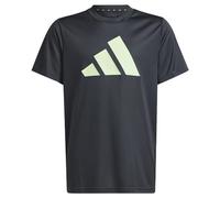 adidas Mixte Enfant Train Essentials AEROREADY Logo Regular-Fit Tee, Carbon/Semi Green Spark, 11-12 Years