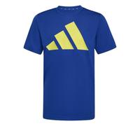 adidas Mixte Enfant Train Essentials Big Logo Shirt, Team Royal Blue/Pure Lemon, 13-14 Years