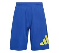 adidas Mixte Enfant Train Essentials Big Logo Shorts, Team Royal Blue/Pure Lemon, 15-16 Years