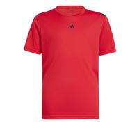 adidas Mixte Enfant Train Essentials Logo Regular Fit T-Shirt Junior, Pure Ruby/Black, 5-6 Years