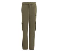 adidas Mixte Enfant Utility Pack Fleece Cargo Junior Pants, Olive strata/Black, 11-12 Years
