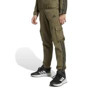 adidas Mixte Enfant Utility Pack Fleece Cargo Junior Pants, Olive strata/Black, 13-14 Years