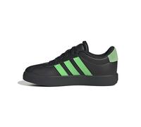 adidas Mixte Enfant VL Court 3.0 Kids Shoes, Core Black/Screaming Green/Carbon, 36 EU
