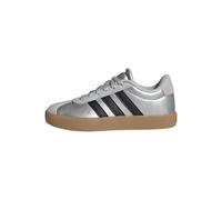 adidas Mixte Enfant VL Court 3.0 Shoes Kids, Silver met./Core Black/LGH Solid Grey, 40 EU