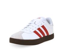 adidas VL Court 3.0 Shoes Kids Chaussures Mixte Enfant, FTWR White Better Scarlet Grey One, 40 EU