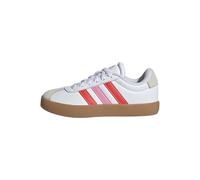adidas Mixte Enfant VL Court Shoes, FTWR White/Bright Red/Bliss Pink, 36 2/3 EU