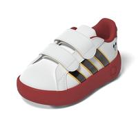 adidas Mixte Enfant X Disney Mickey Mouse Grand Court Shoes Kids Chaussures, FTWR White Core Black Bold Gold, 39.5 EU