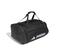 adidas Mixte Essentials 3-Stripes Duffel Bag, Black/White, M