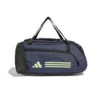 adidas Mixte Essentials 3-Stripes Duffel Bag, Shadow Navy/Green Spark, S