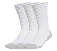 adidas Mixte ESSENTIALS CLIMACOOL Crew 3PP, White/Grey Two, 6.5-8