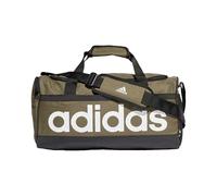 adidas Mixte Essentials Duffel Bag, Olive Strata/Black/White, S