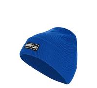 adidas Mixte Essentials Label Beanie Cuffed Hat, Team Royal Blue/White, XXS-XS