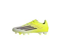 adidas Mixte F50 Club Firm Ground/Multi Ground Football Boots, Team Solar Yellow 2/Core Black/Lucid Red, 36 2/3 EU