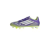 adidas Mixte F50 Club Firm Multi Ground Football Boots Chaussures, Purple Rush/Cloud White/Lucid Lemon, 43 1/3 EU